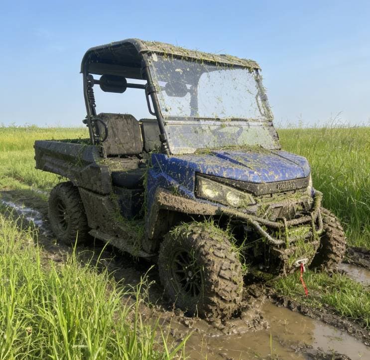 73.6V 4WD অফ রোড UTV EPS স্টিয়ারিং 20KW পিক পাওয়ার 80-100km