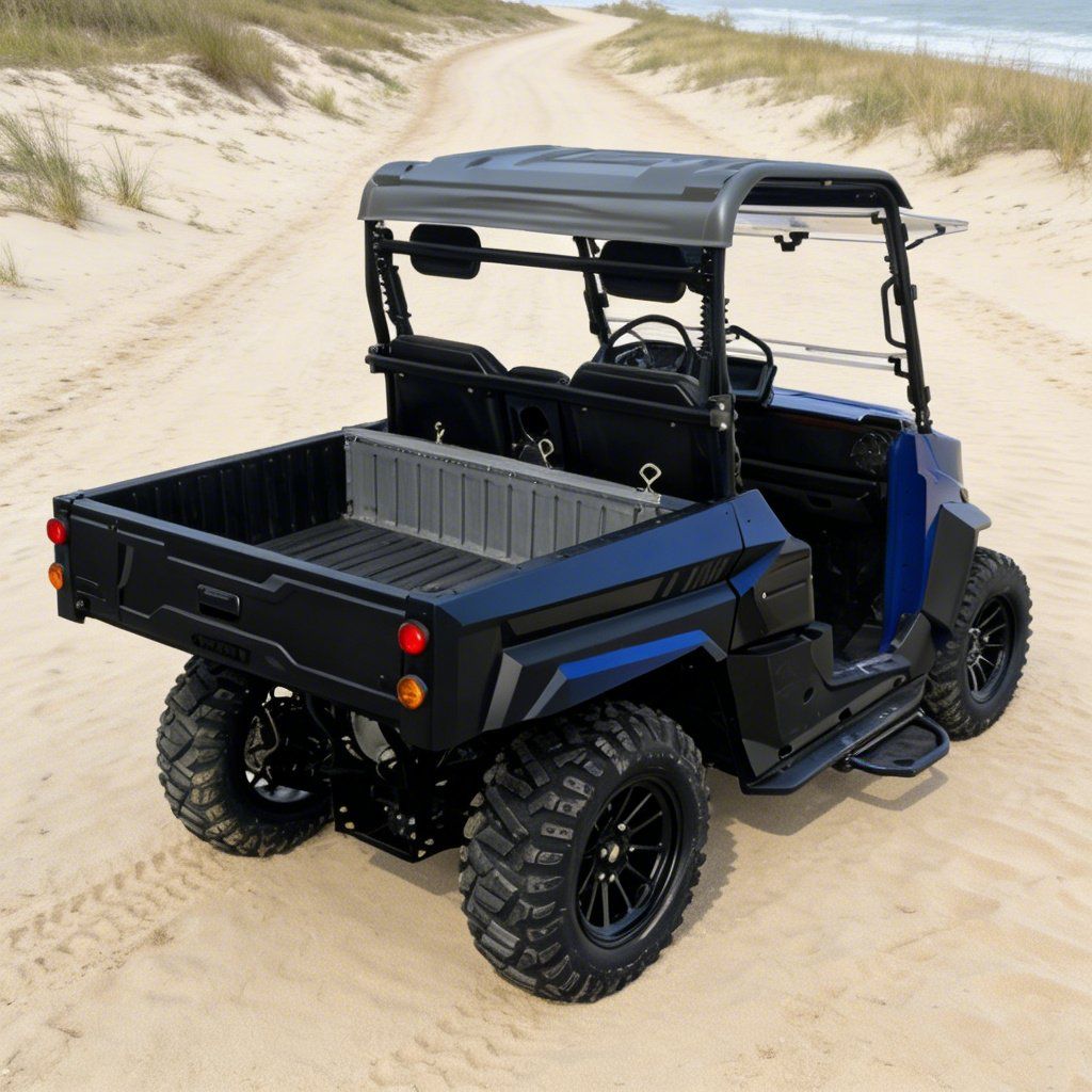 কাজের জায়গার জন্য ইলেকট্রিক UTV 4WD 14 ইঞ্চি টায়ার 73.6V 20KW পিক পাওয়ার