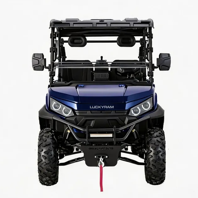 বৈদ্যুতিক UTV 73.6V 150Ah 4WD 670kg লোডিং 400A কন্ট্রোলার